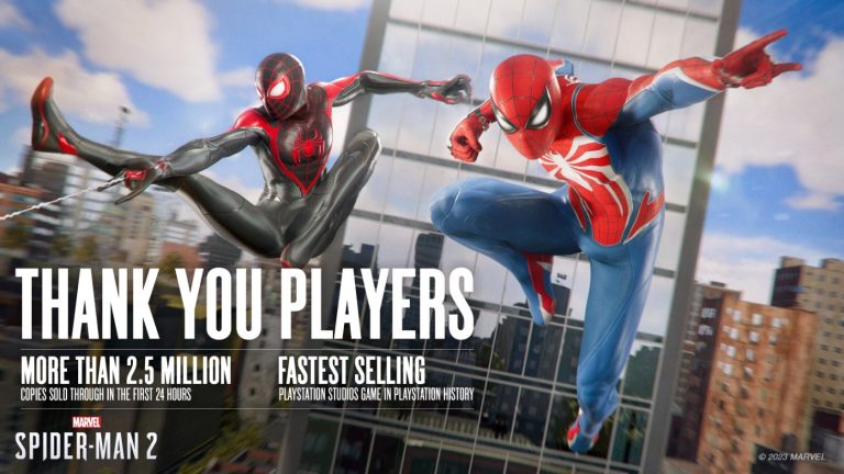 رکورد شکنی Marvel’s Spider-Man 2 فروش 2.5 میلیون نسخه در یک روز
