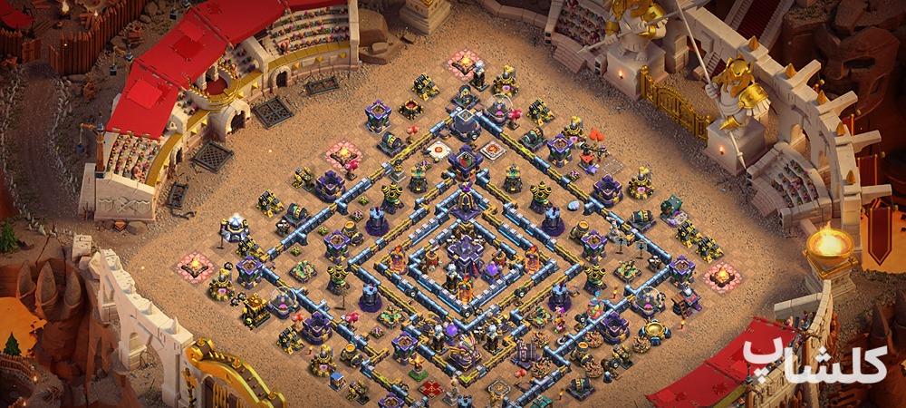 اکانت کلش اف کلنز تان هال 15 لول 189 (کد 34343)