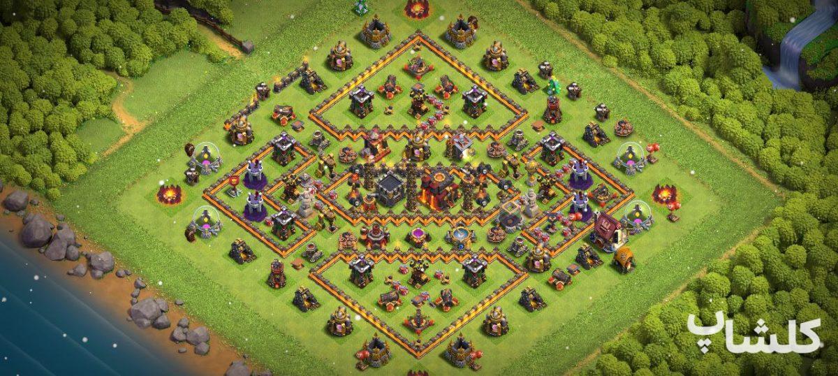 اکانت کلش اف کلنز تان هال 10 لول 101 (کد 46085)