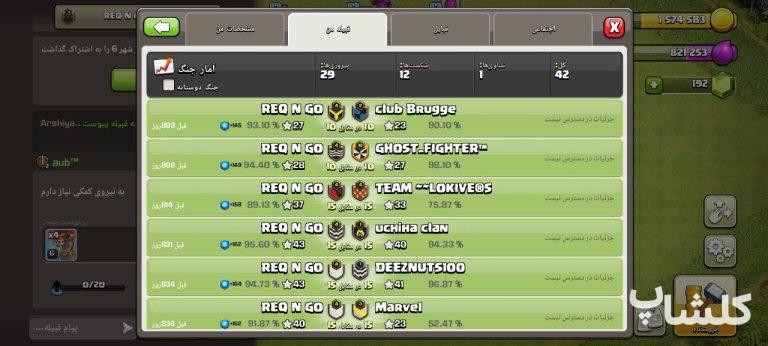 قبیله کلش اف کلنز لول 4 (کد 99245)