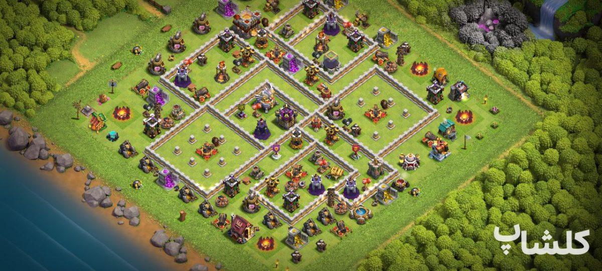 اکانت کلش اف کلنز تان هال 11 لول 100 (کد 103948)