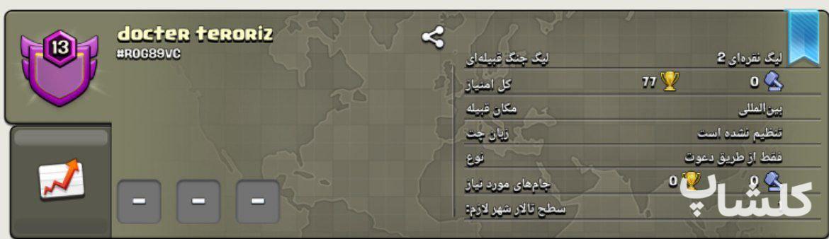 قبیله کلش اف کلنز لول 13 (کد 127230)