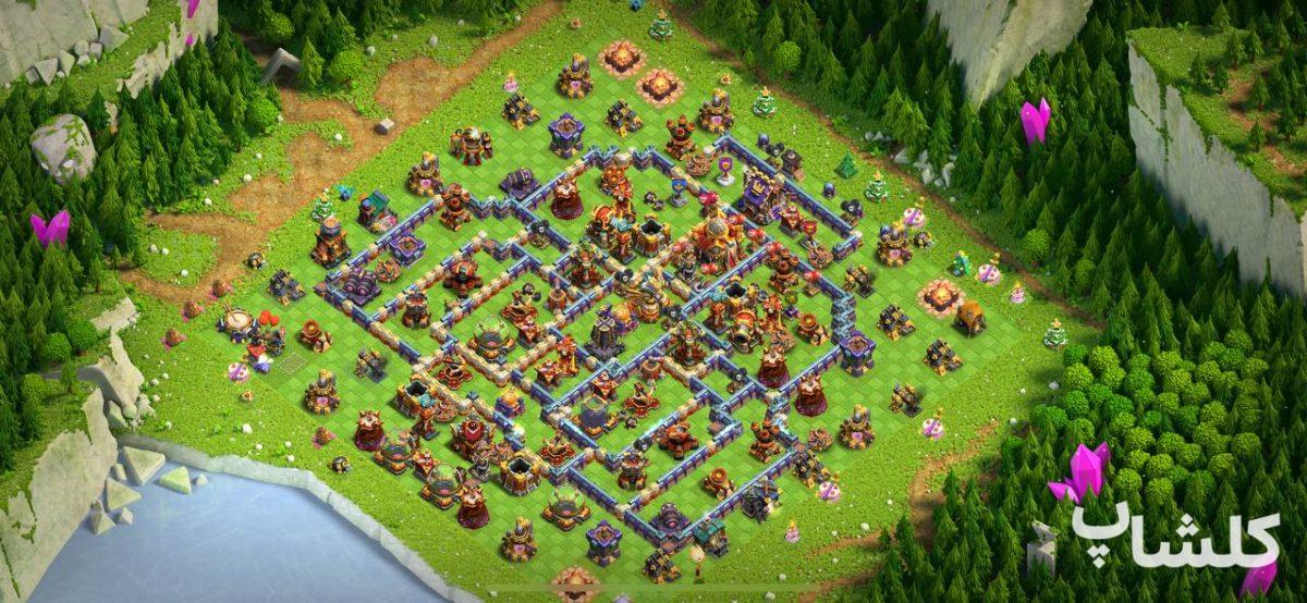 اکانت کلش اف کلنز تان هال 16 لول 223 (کد 130464)