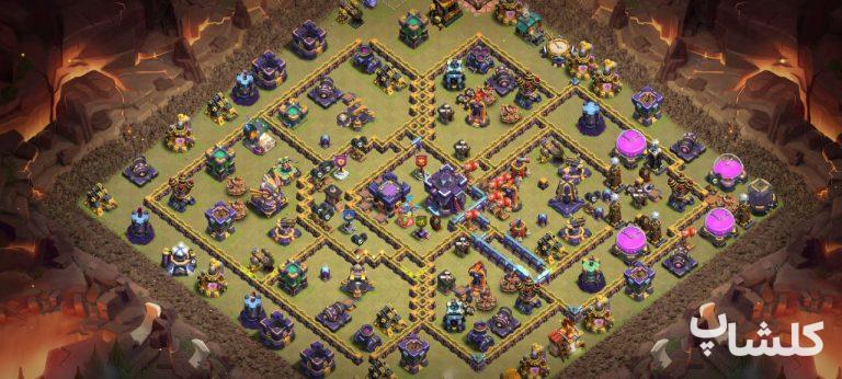 اکانت کلش اف کلنز تان هال 15 لول 183 (کد 141230)