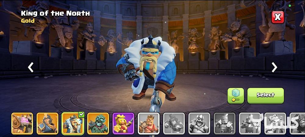 اکانت کلش اف کلنز تان هال 18 لول 262 (کد 167428)