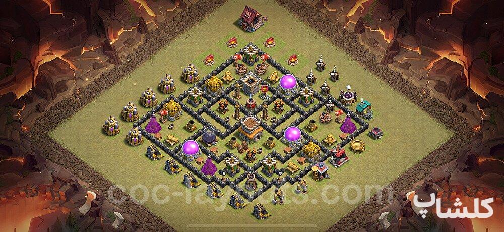 مپ وار/جنگ برای تان هال 8 (مپ شماره 151448)