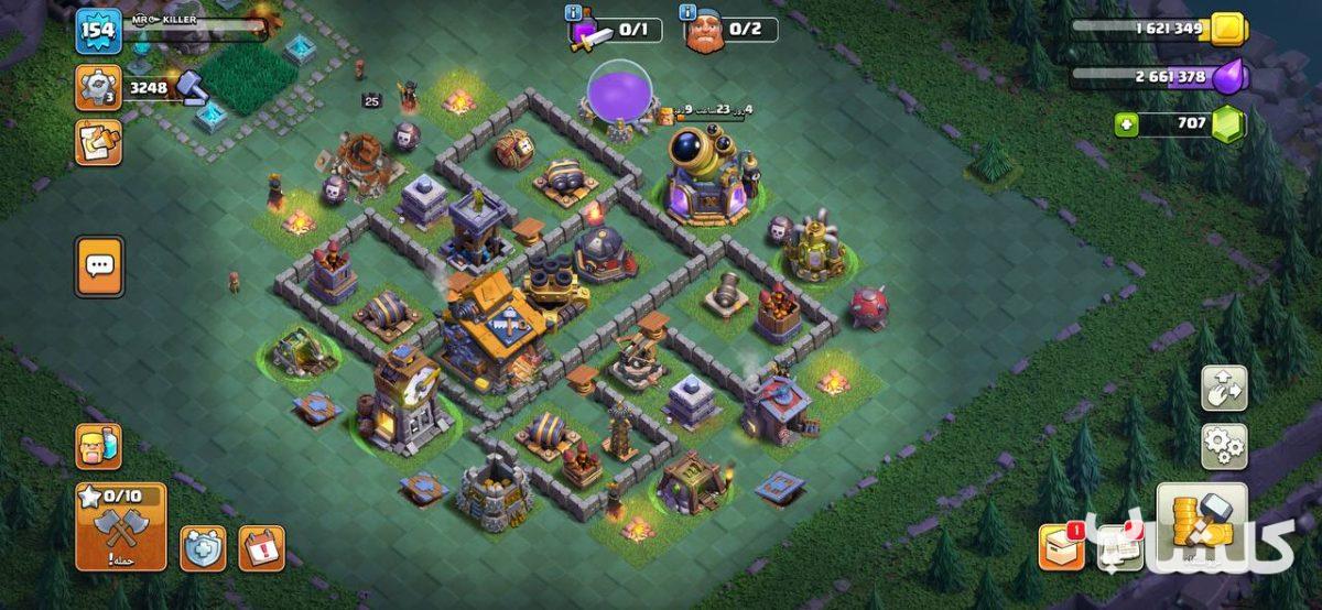 اکانت کلش اف کلنز تان هال 15 لول 154 (کد 172366)