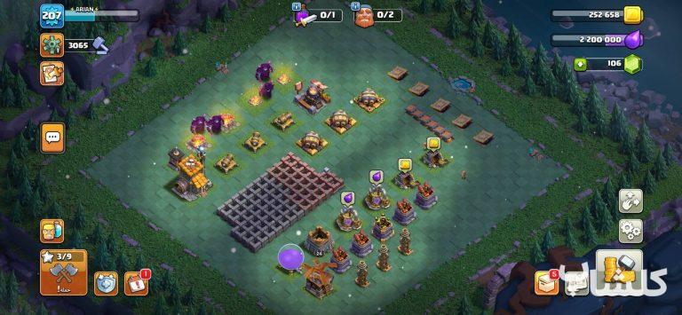 اکانت کلش اف کلنز تان هال 17 لول 207 (کد 177359)