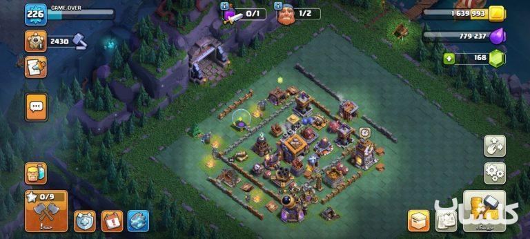 اکانت کلش اف کلنز تان هال 17 لول 227 (کد 177529)