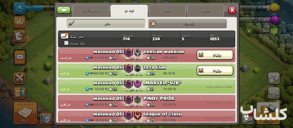 قبیله کلش اف کلنز لول 22 (کد 181215)