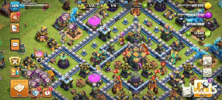 اکانت کلش اف کلنز تان هال 14 لول 149 (کد 187938)