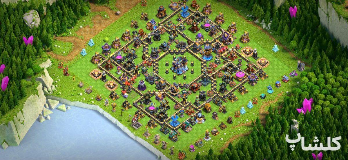 اکانت کلش اف کلنز تان هال 18 لول 247 (کد 194318)