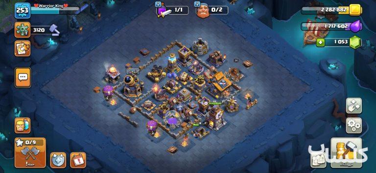 اکانت کلش اف کلنز تان هال 17 لول 253 (کد 195015)