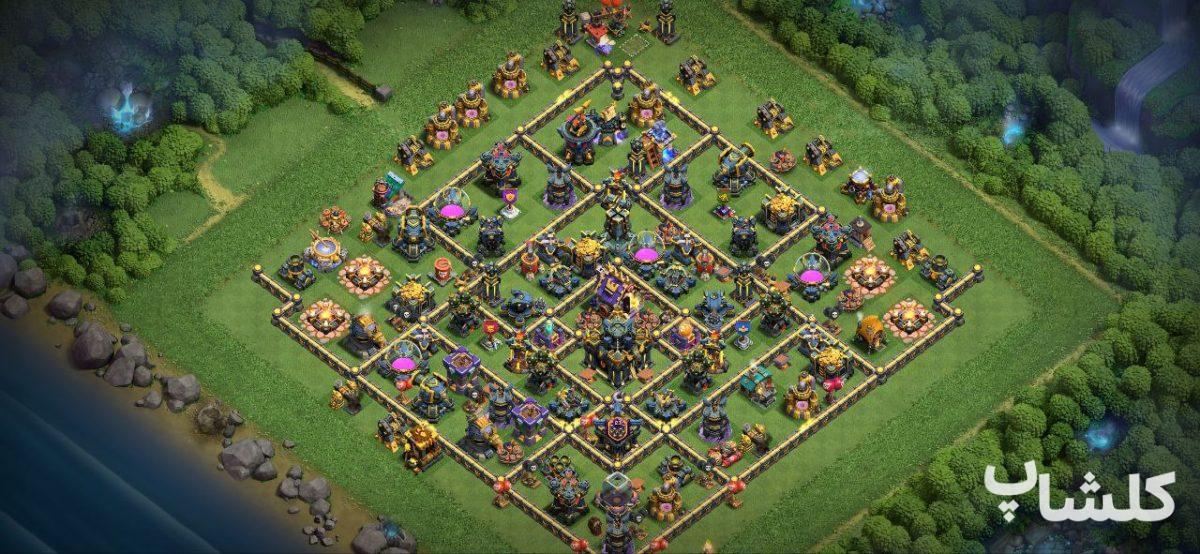 اکانت کلش اف کلنز تان هال 17 لول 217 (کد 195219)