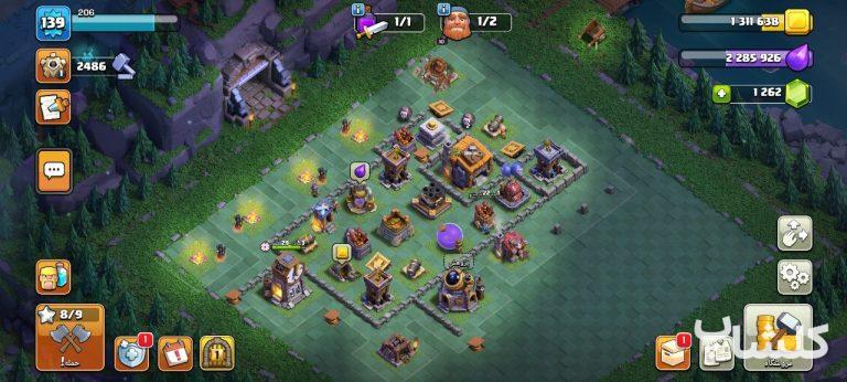 اکانت کلش اف کلنز تان هال 14 لول 140 (کد 197388)